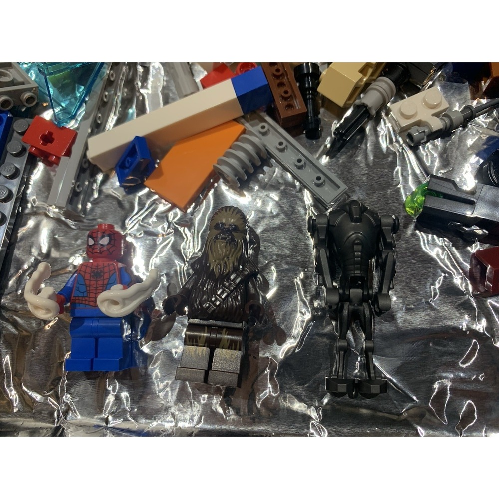 LEGO Lot Includes Minifigures Bricks Parts Collection Star Wars Building Bulk H